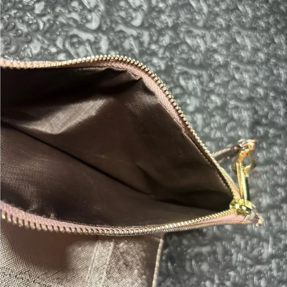 Metallic Bronze Wristlet Clutch - Sleek Evening Bag EPC